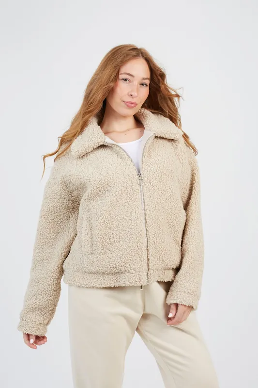 Short Borg Jacket - Brave Soul