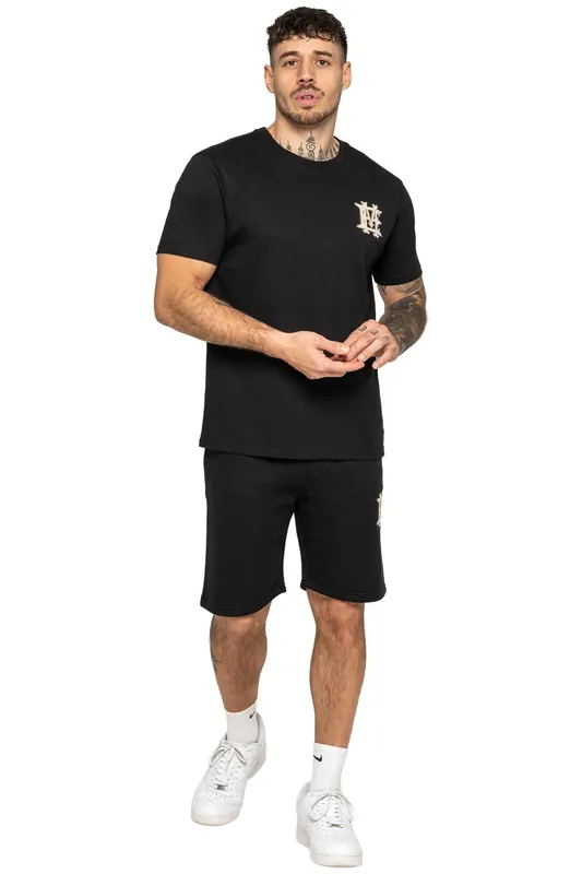 Applique Emblem T-Shirt & Shorts Set