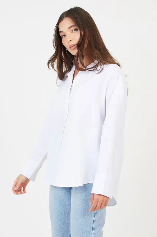 Collared Long Sleeve Shirt - Brave Soul