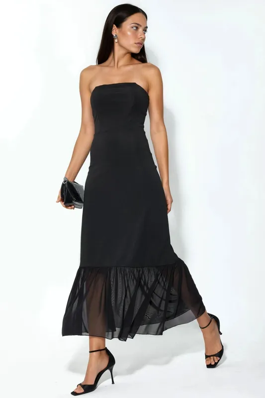 Strapless Midi Dress - Hiccup
