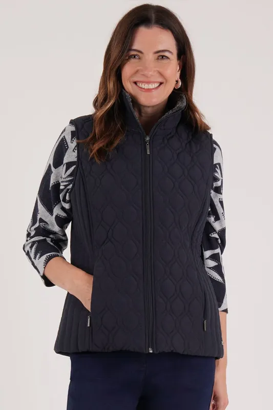 Quilt Sherling Gilet - Tigi