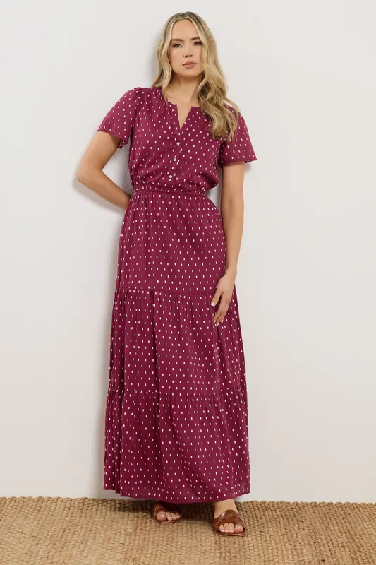 Tall Spot Tiered Maxi Dress - Long Tall Sally
