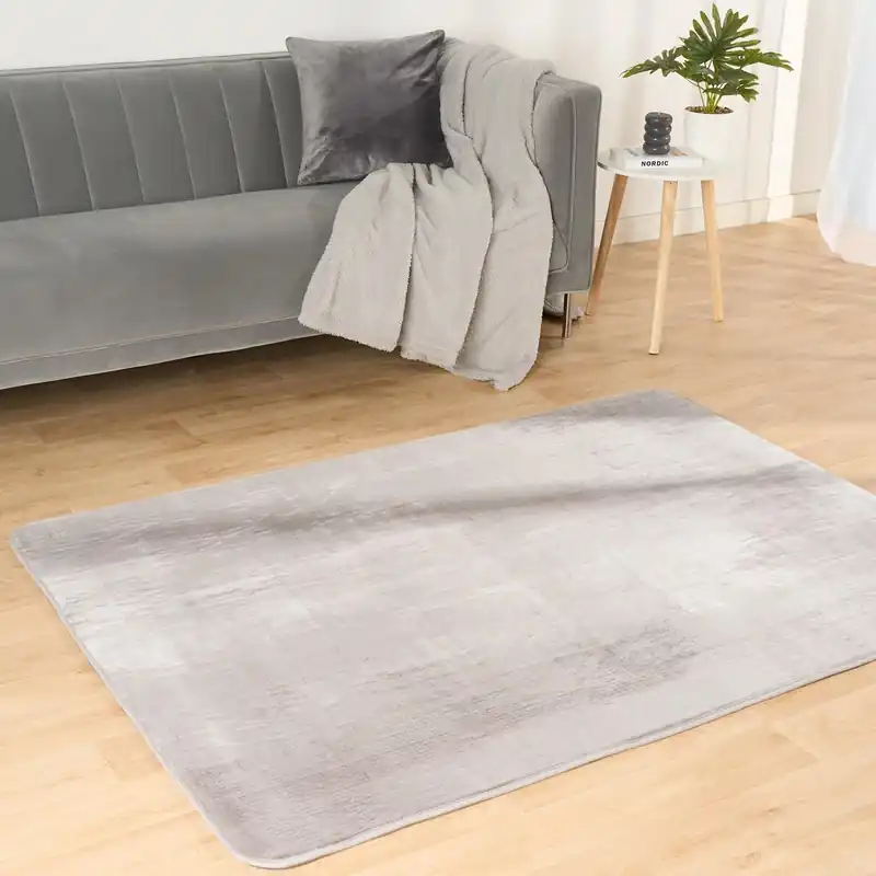 Filled Microplush Rug Large Area Mat Carpet Living Room - OHS