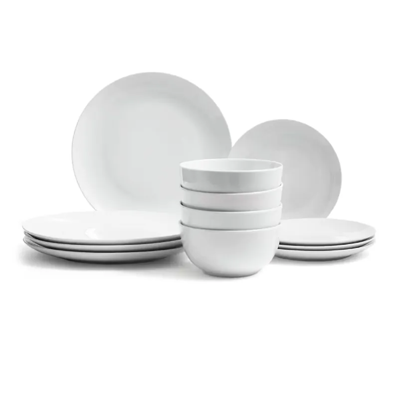 Dinner Set 18 Piece Crockery Dinnerware Coupe - Glim & Glam