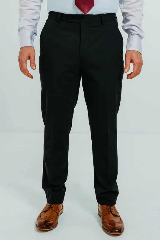 Navy Suit Trousers - Dobell