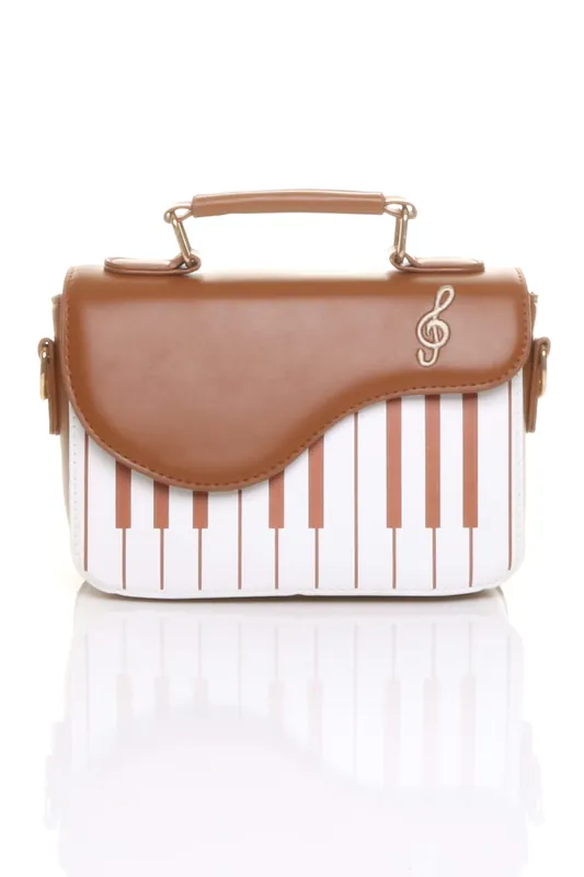 Novelty Piano Everyday Casual Crossbody Bag - AJVANI