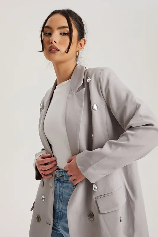 Embellished Blazer - Urban Bliss