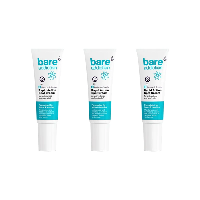 Bare Rapid Action Spot Cream – Bundle (Three Packs) - Bare Addiction Skincare