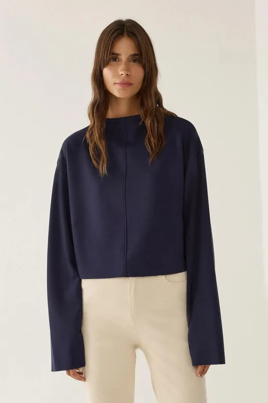 Comfort Fit Stitch Detailed Blouse - Hiccup