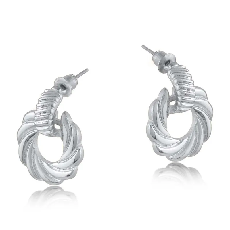 SIMA WREATH STUD EARRINGS - BIG METAL LONDON