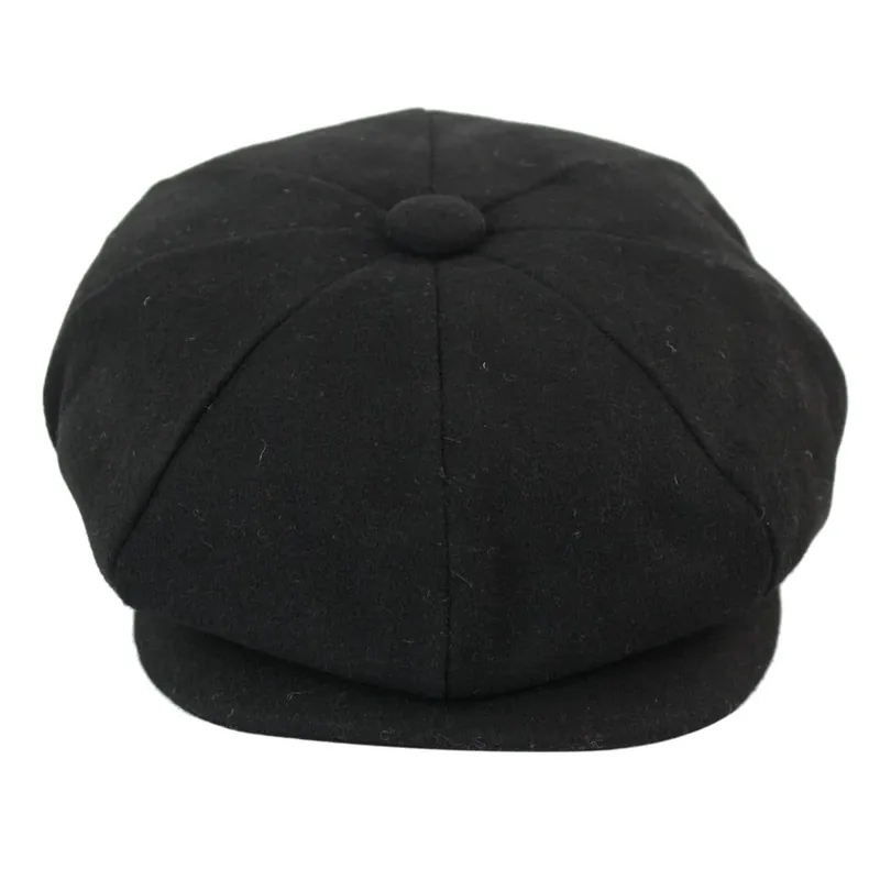 8 Panel Flat Newsboy Grandad Tweed Hat Peaky Blinders - TruClothing