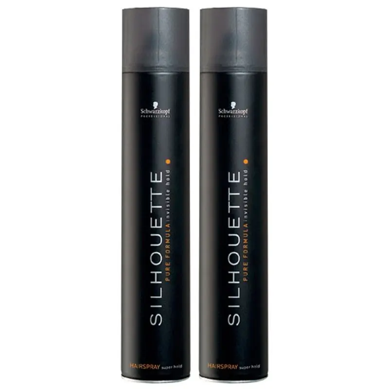 Silhouette Super Hold Hairspray 300ml Double - Schwarzkopf