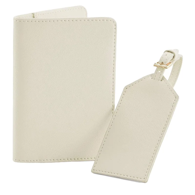 Boutique Passport Holder and Luggage Tag Set - Bagbase