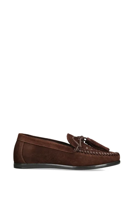 Yaira Brown Suede' Suede Flats - STEVE MADDEN