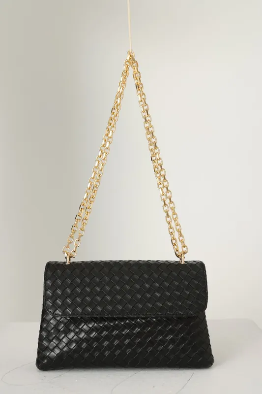 Braided PU Shoulder& Crossbody Bag - Belissh