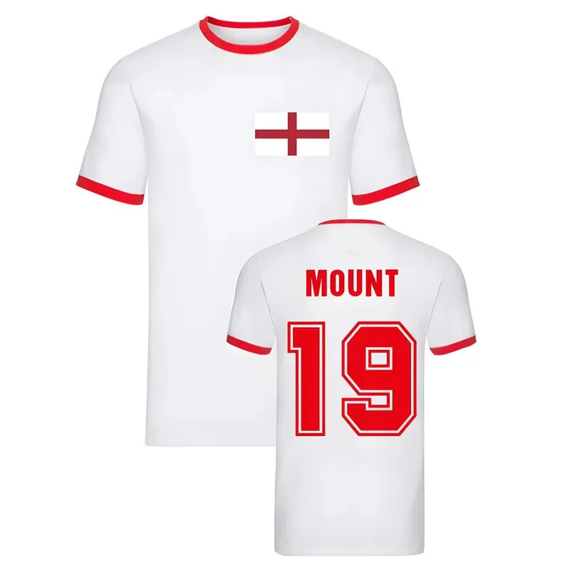 Mens Mason Mount Ringer Tee - England