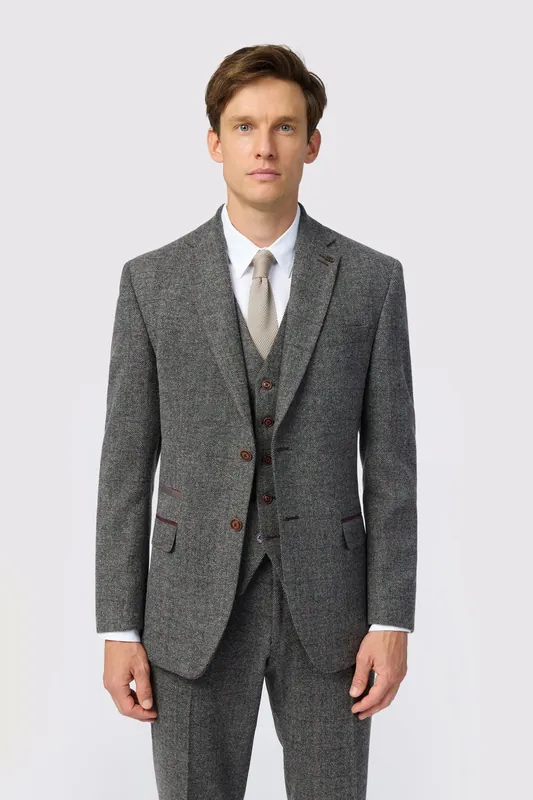 Tweed Tailored Fit Jacket - Antique Rogue