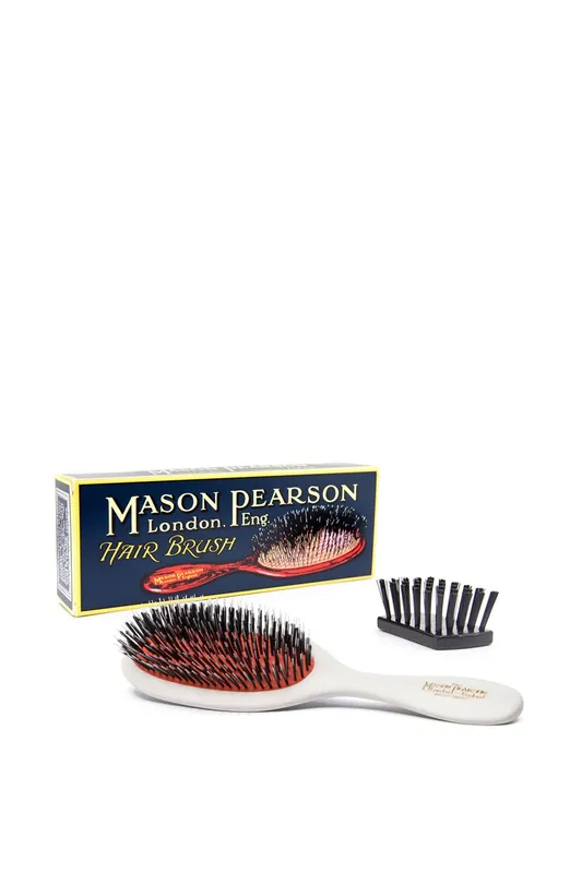 Handy Bristle & Nylon Hair Brush White - Mason Pearson