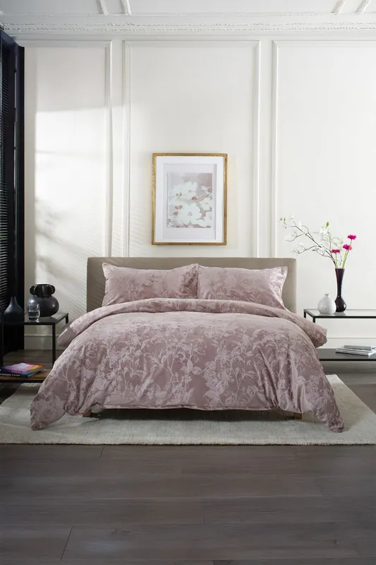 Crushed Velvet Chatsworth Printed Duvet Cover Set | Deyongs 1846 - The Lyndon Company