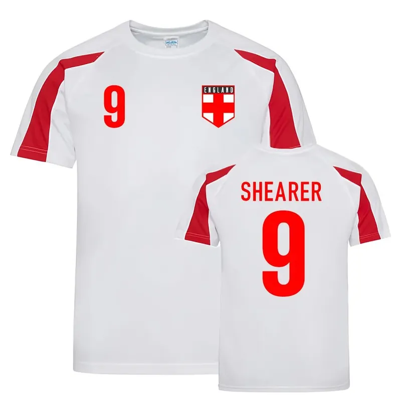Mens Alan Shearer Sports Training Jersey - England