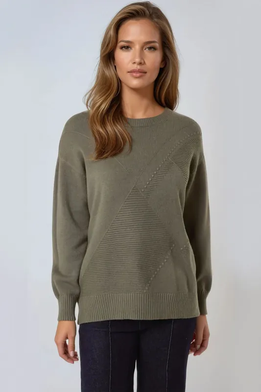 Geometric Knitted Jumper - Aftershock London