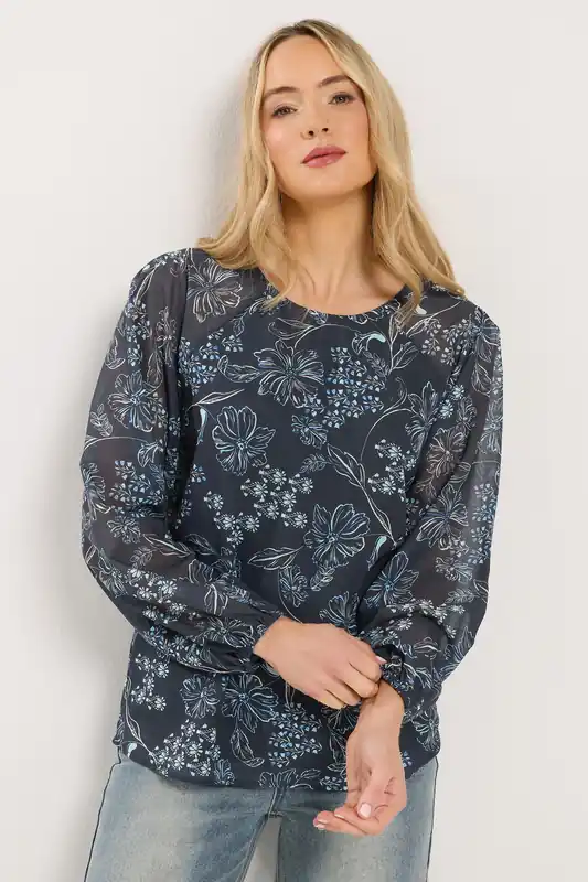 Tall Floral Blouse - Long Tall Sally
