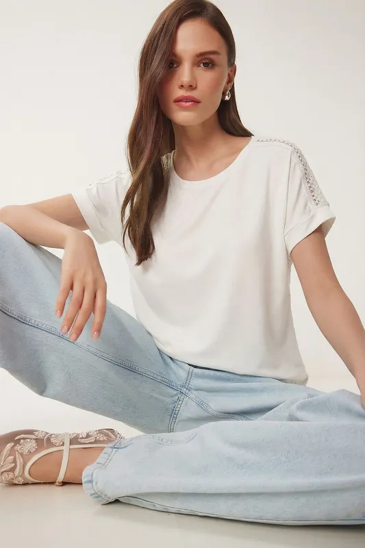 Plain Crew Neck Short Sleeve T-Shirt