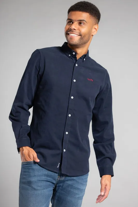 Cotton Oxford Long Sleeve Shirt - Tokyo Laundry