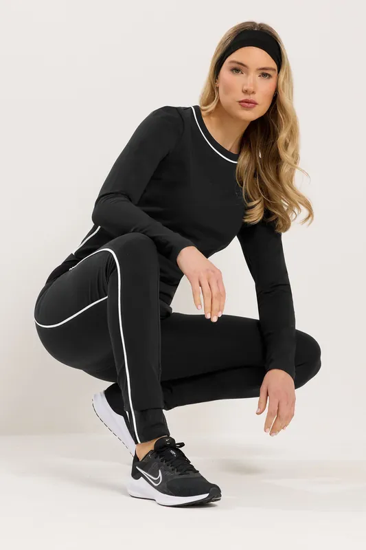 Tall Active Piped Leggings - Long Tall Sally