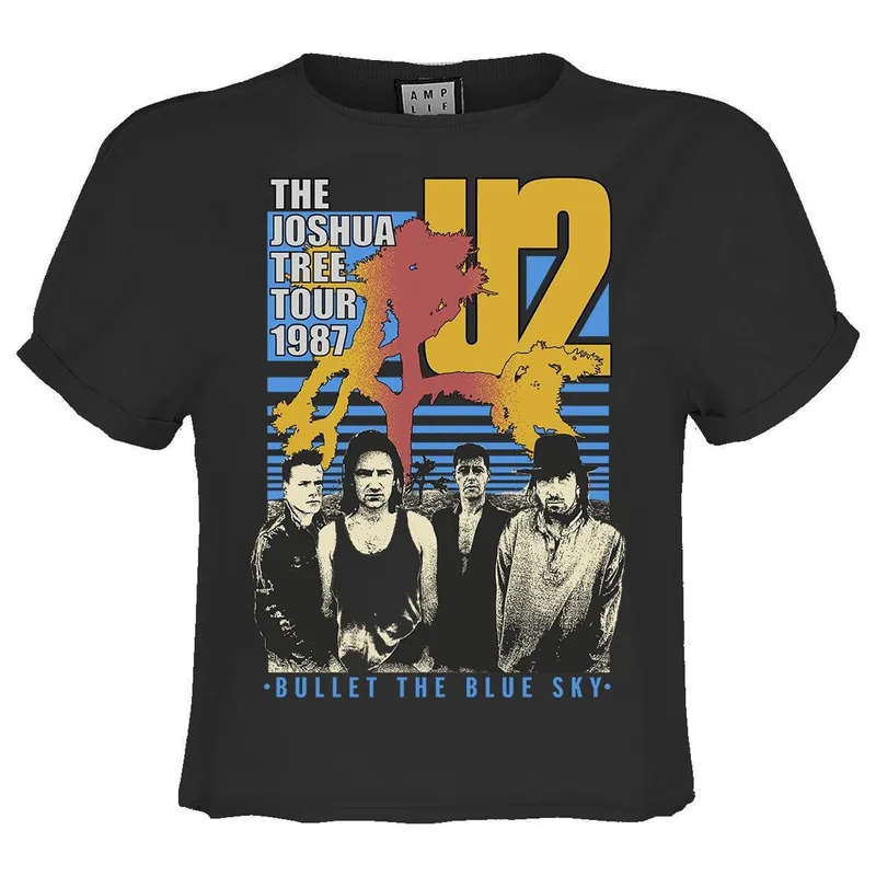 Bullet The Blue Sky U2 Crop Top - Amplified