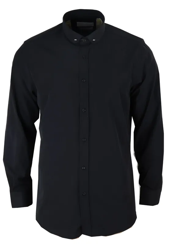 Club Collar Shirt With Bar Poplin Pin - TruClothing