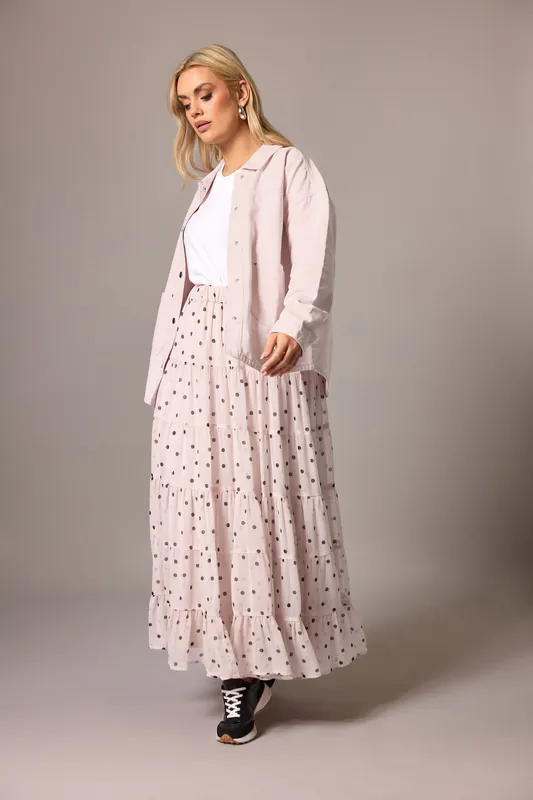 Polka Dot Chiffon Skirt - Yours