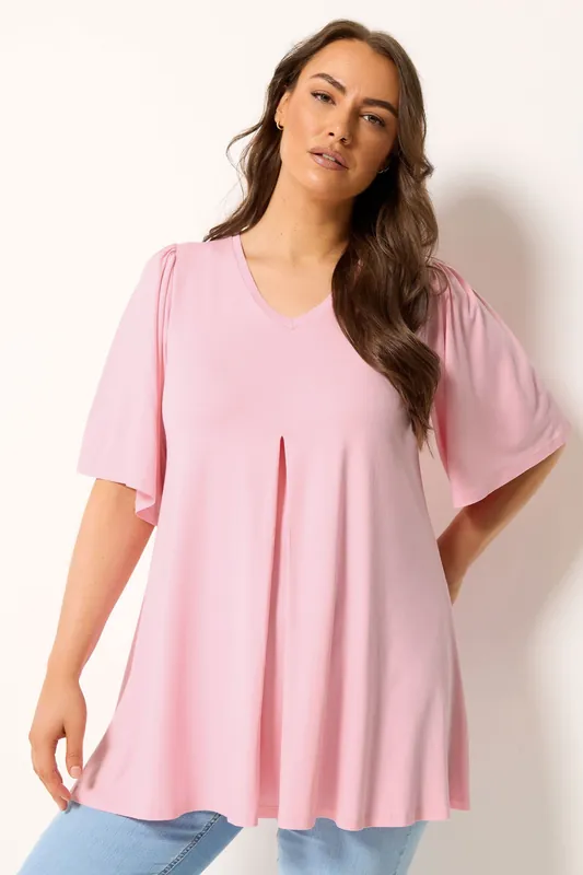 Pleated Front Swing Top - Yours