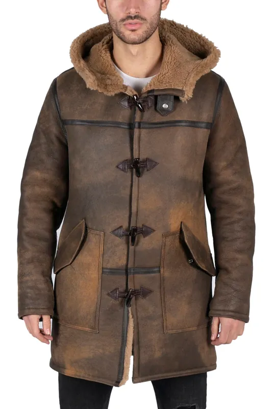Duffle 3/4 Sheepskin Coat - TruClothing