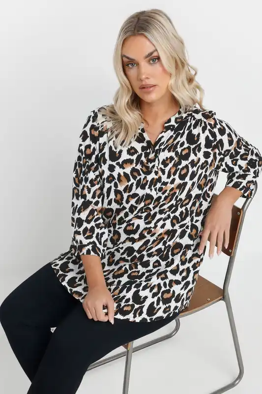 Leopard Print Blouse - Yours
