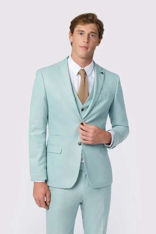Blake Sea Foam Slim Fit Jacket - Antique Rogue