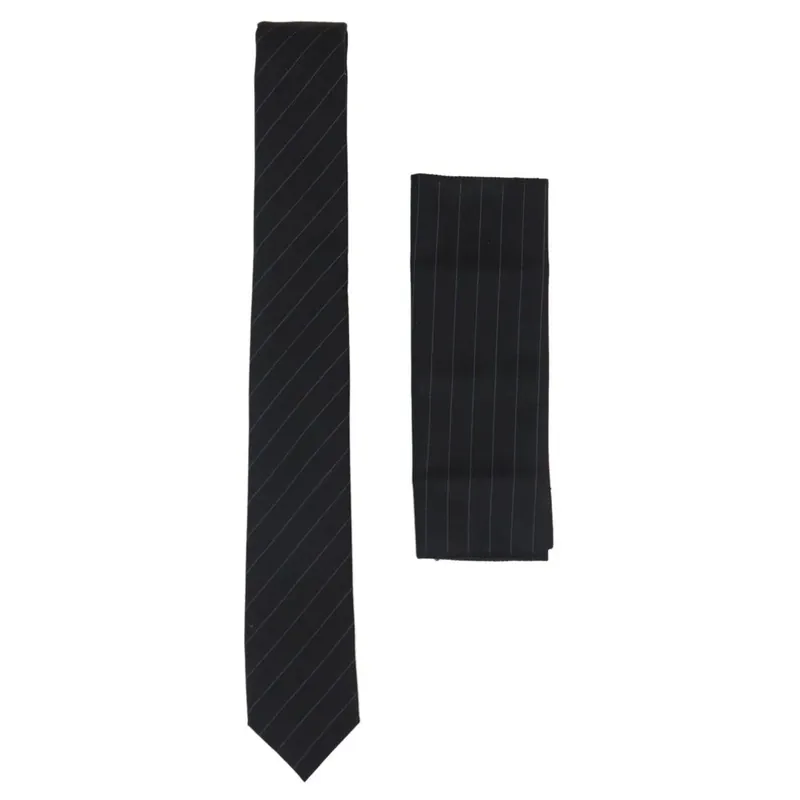 Tie Pocket Square Tweed Pin Stripe - TruClothing