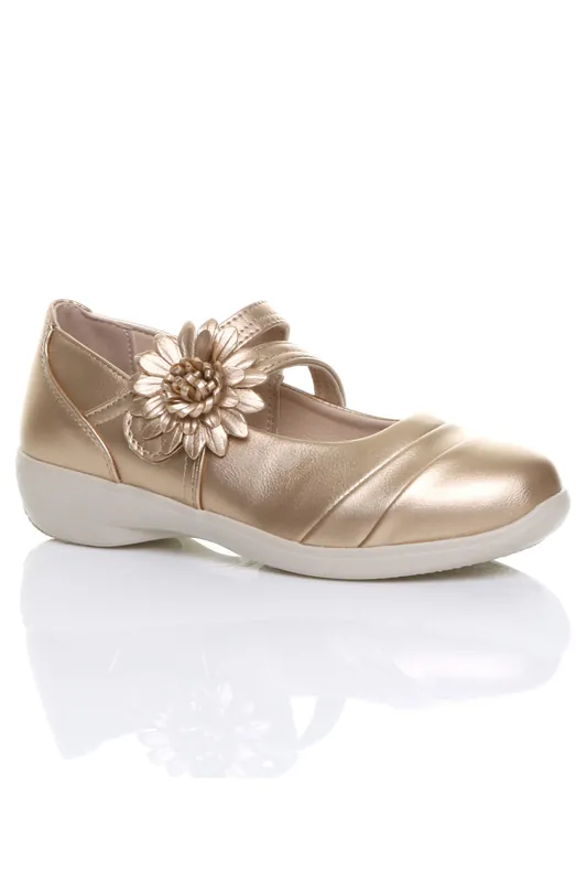 Low Heel Flat Comfort Mary Janes - AJVANI