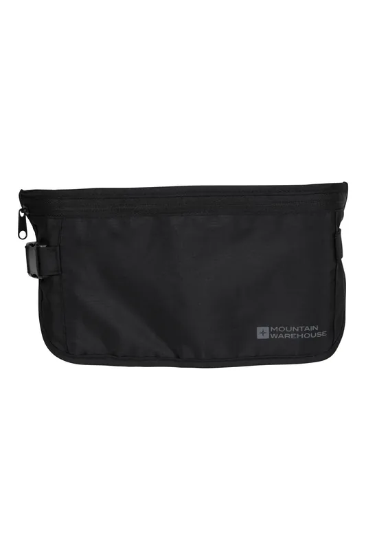 Lightweight Slim Line Adjustable Belt Fanny Pack Security Waist Pouch - Mountain Warehouse