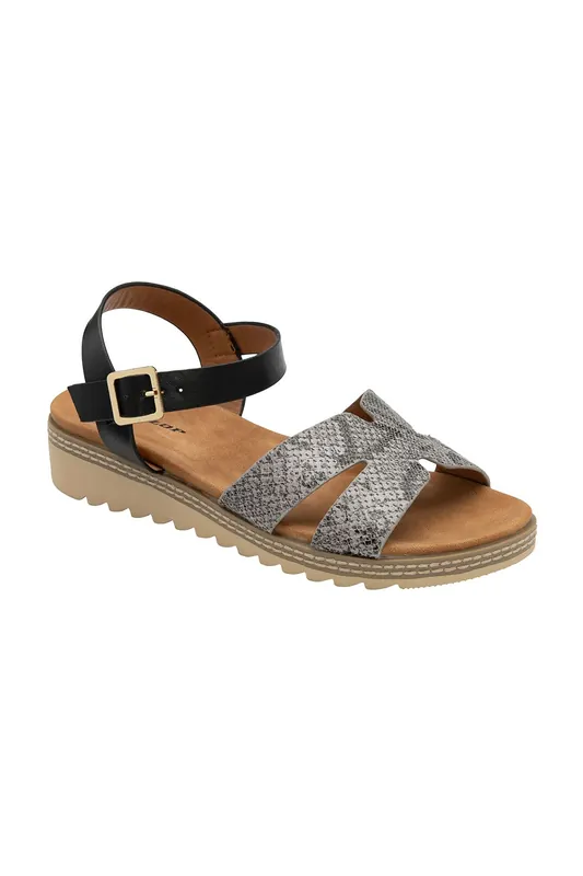 Alba' Ankle Strap Sandals - Dunlop