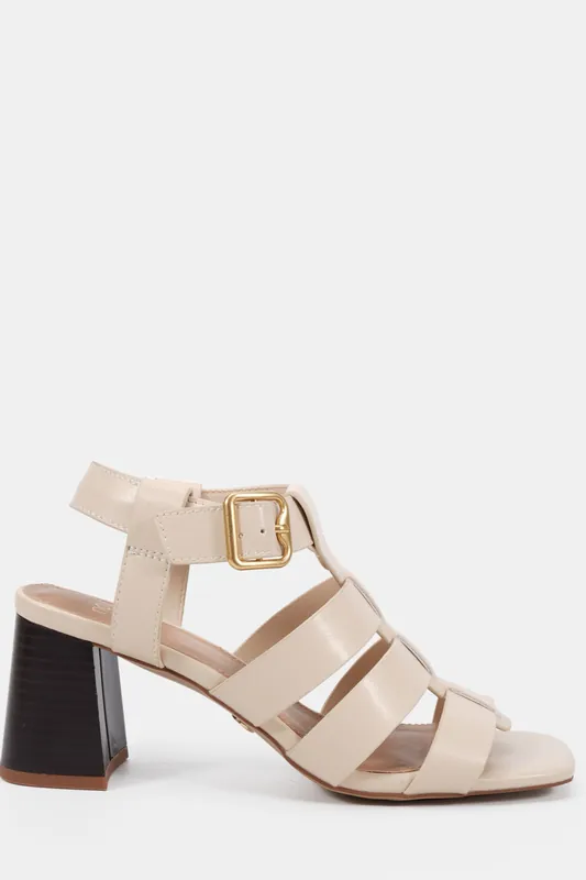Wide Fit Leo Block Heel Gladiator Sandal - Novo