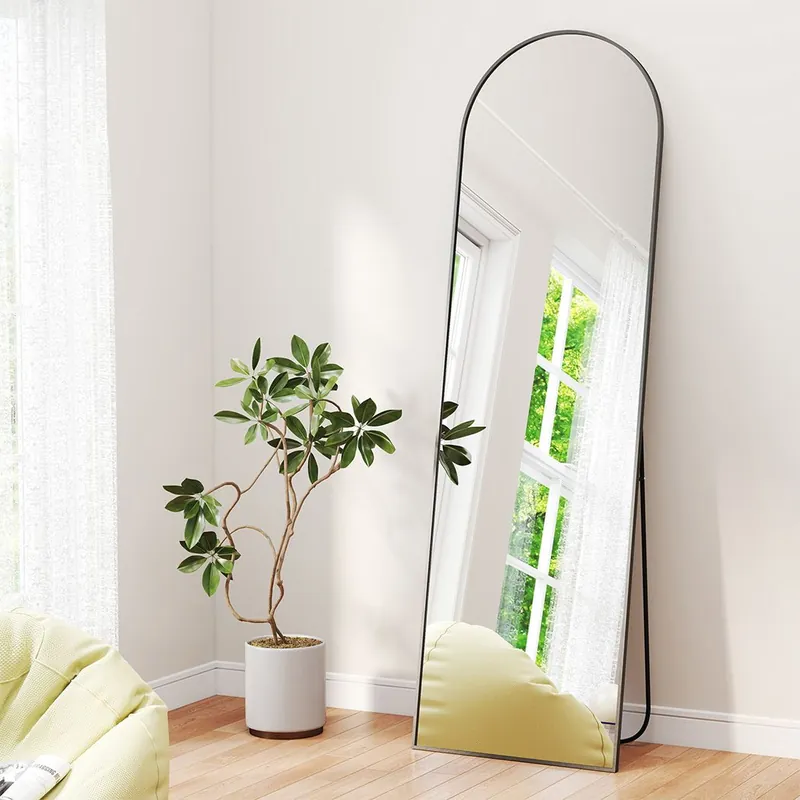165X60CM Full Length Mirror Floor Standing Wall Mounted Mirror - Levede
