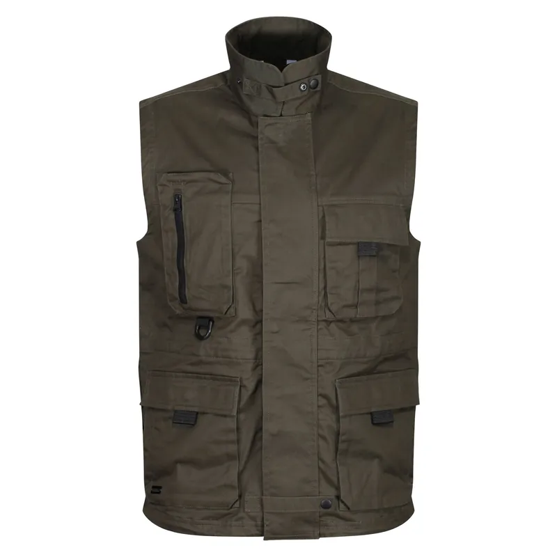 Sleeveless Standing Collar Workwear Jacket with Pockets - Regatta Professional