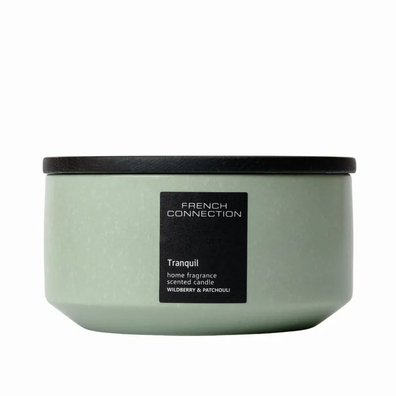 French Connection Stone Collection - Wildberry & Patchouli Candle 224G (1-Wick) - FCC005NS