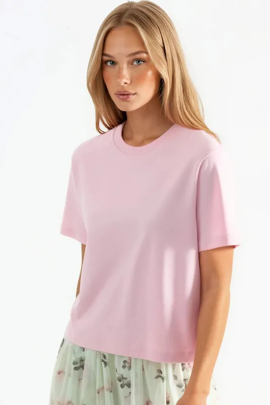 Crew Neck Cotton T-Shirt