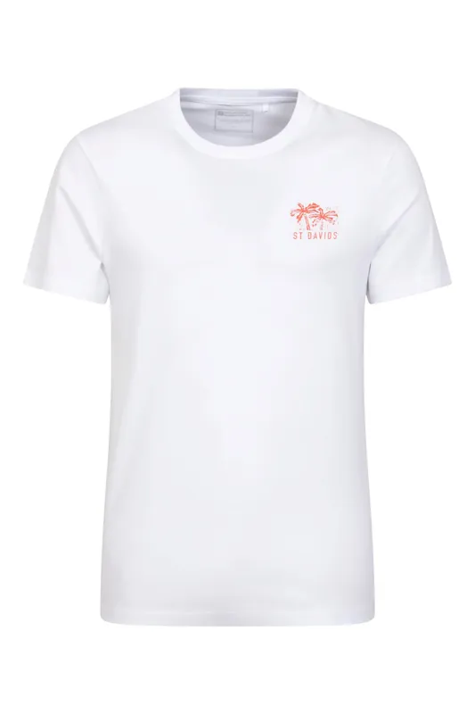 St Davids' Lightweight Cotton T-Shirt Soft Casual Short Sleeve Top