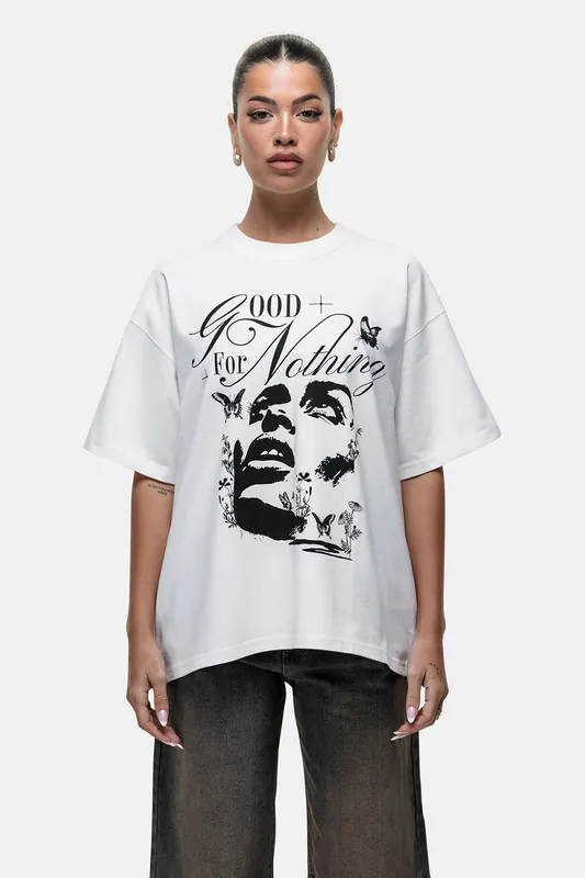 Graphic Print Oversized T-Shirt