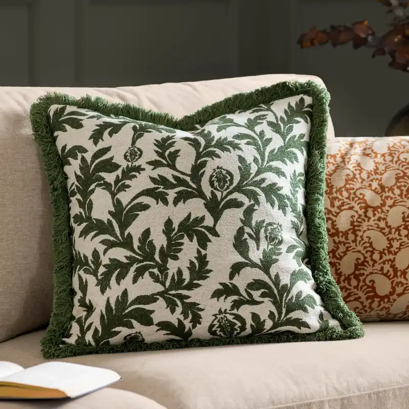 Hedera Jacquard Cushion - Paoletti