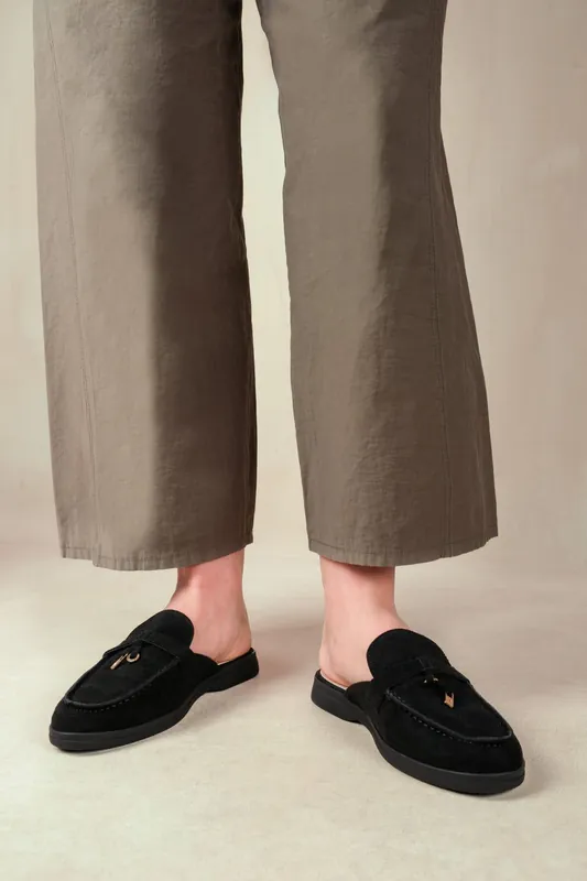 Twilight' Flat Slip On Loafer With Tassel Detail - Where's That From