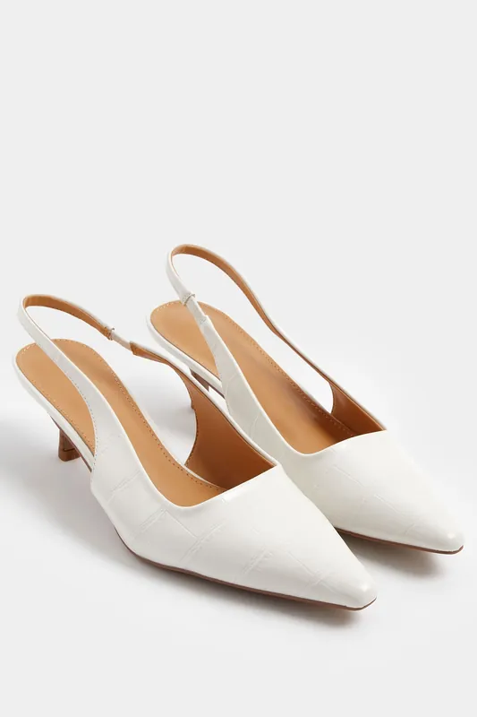 Slingback Kitten Heel In Standard Fit - Long Tall Sally